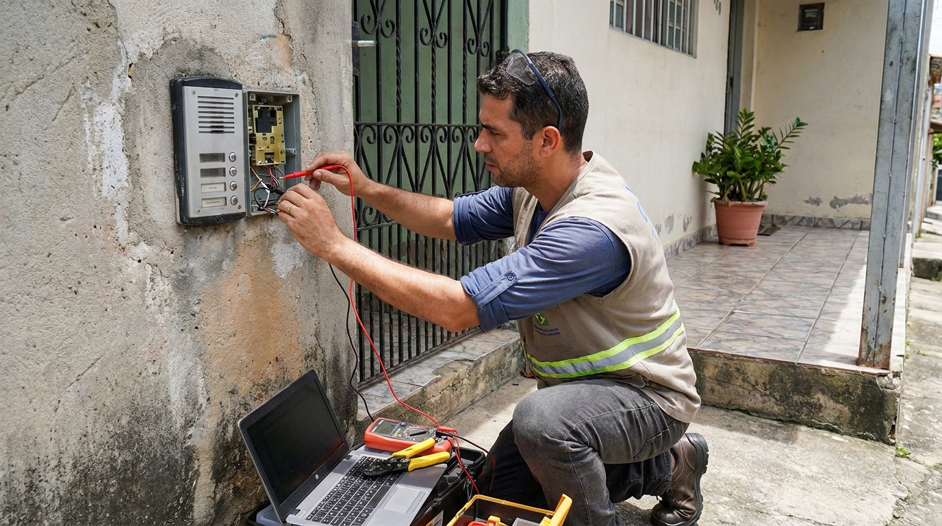 Reparo de interfone em Franca‑SP