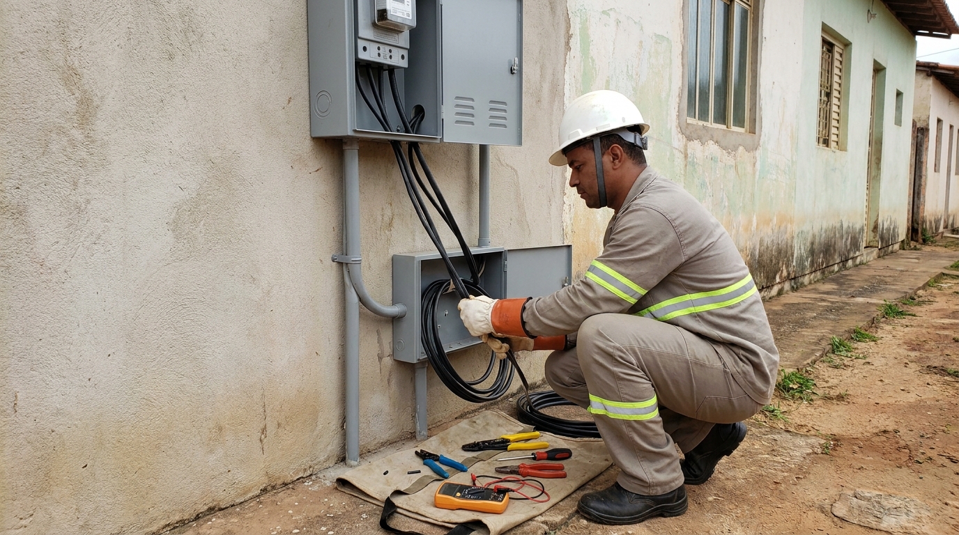 Troca de padrao de energia em Franca‑SP